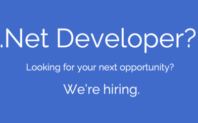 We’re hiring! .Net Developer